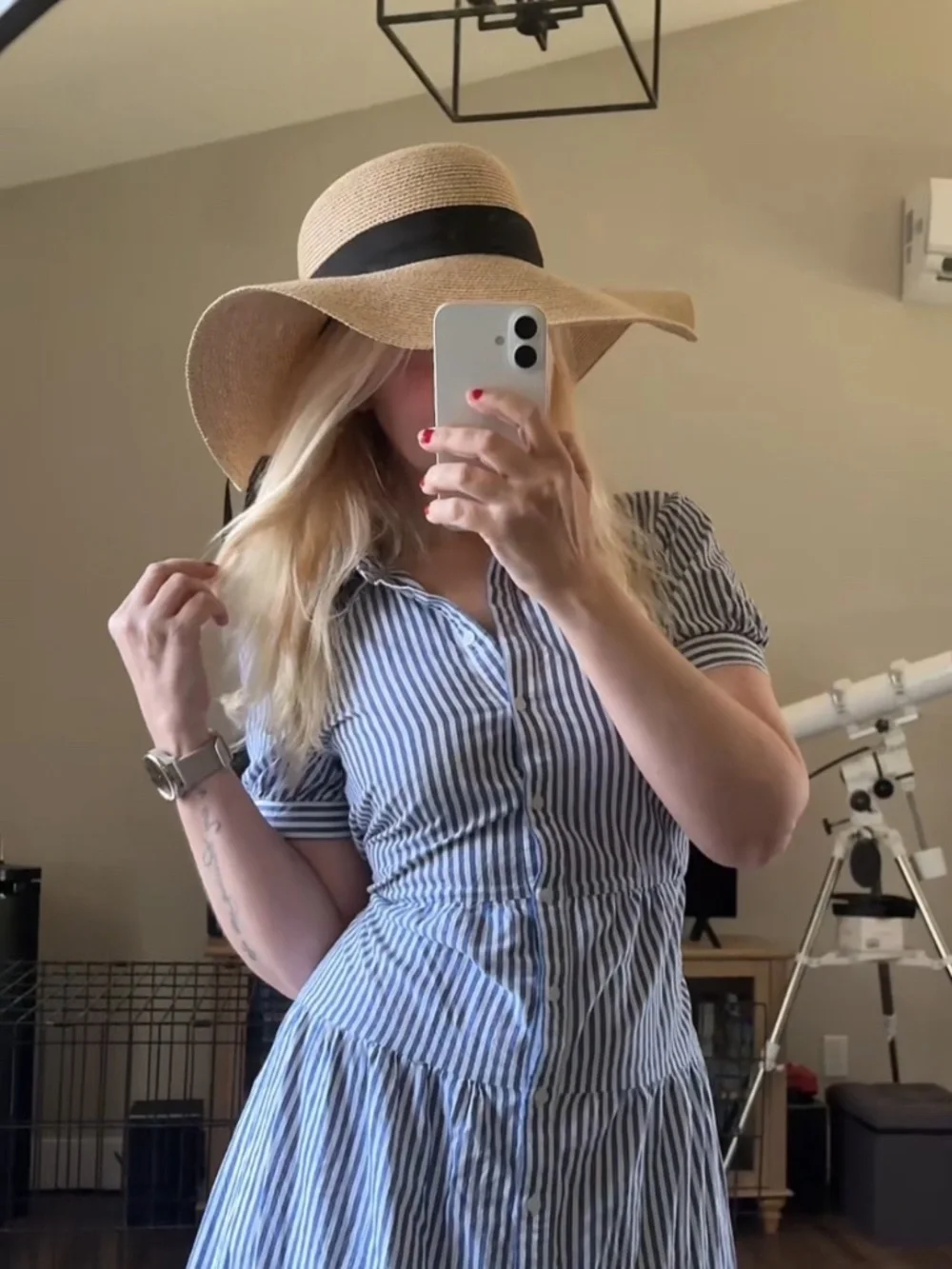Straw Floppy Sun Hat Wide Brim